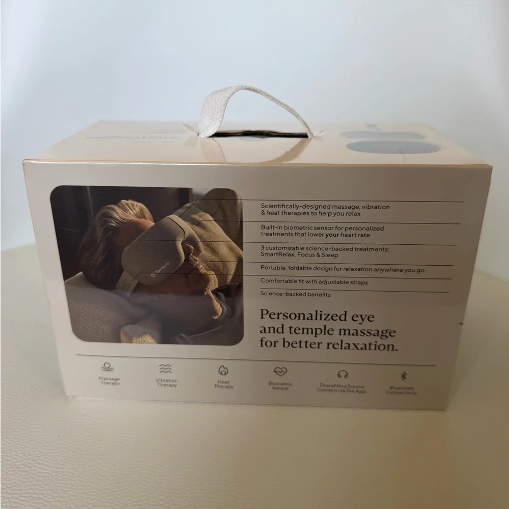 NEW Factory Sealed Therabody SmartGoggles - Smart Eye & Temple Massager